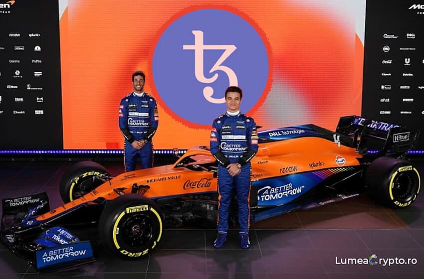  Echipa McLaren Formula 1 se asociază cu Tezos pentru a crea colecția NFT